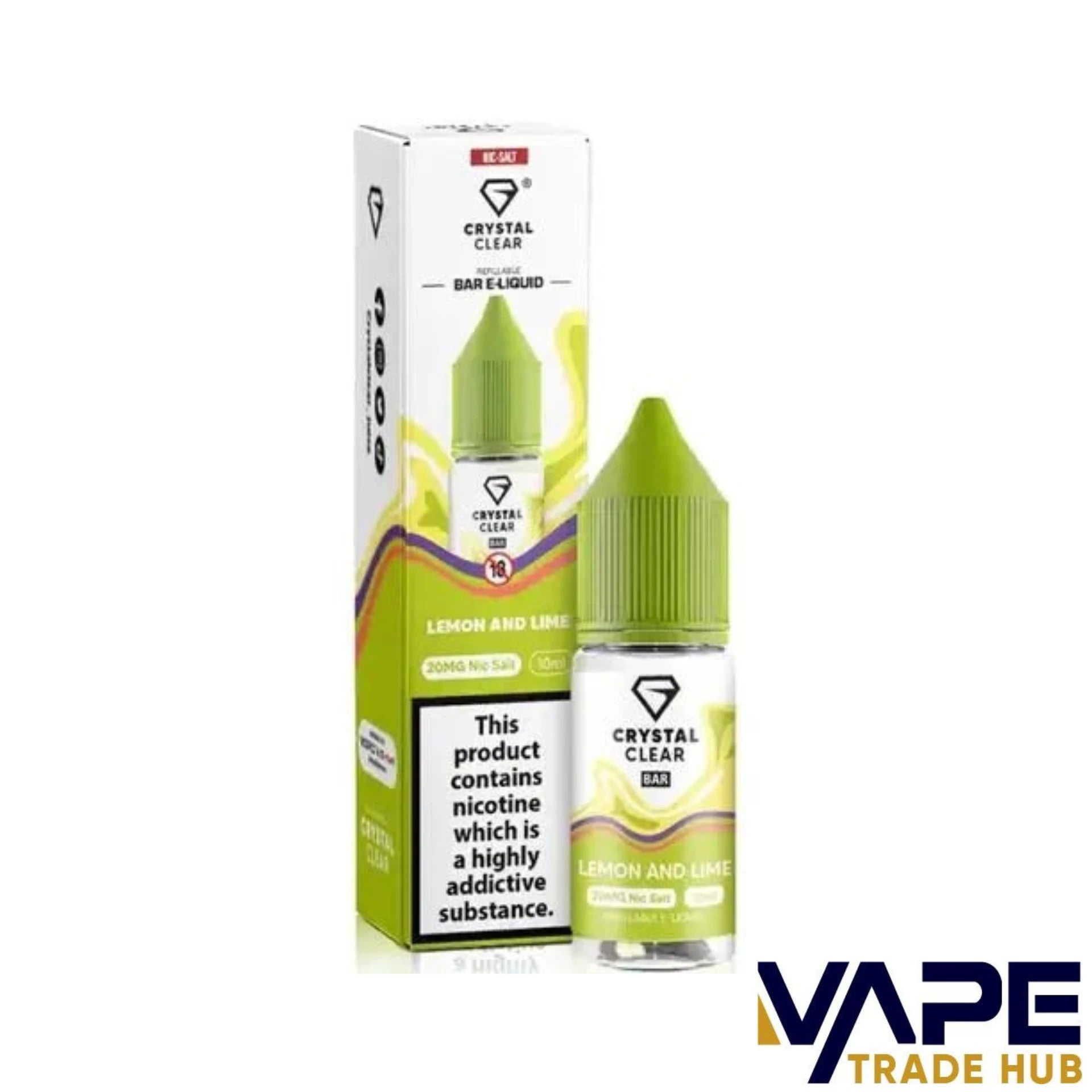 Crystal Clear Nic Salts 10ml E-liquids Crystal Clear Nic Salts 10ml E-liquids