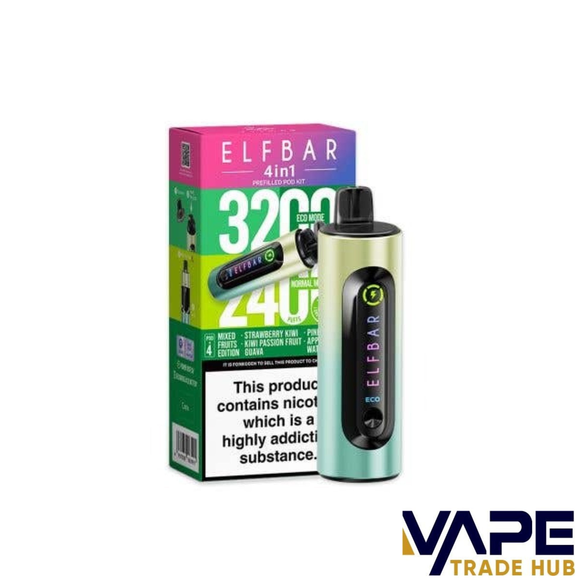 4 in 1 Elf Bar 3200 Rechargeable Vape 4 in 1 Elf Bar 3200 Rechargeable Vape