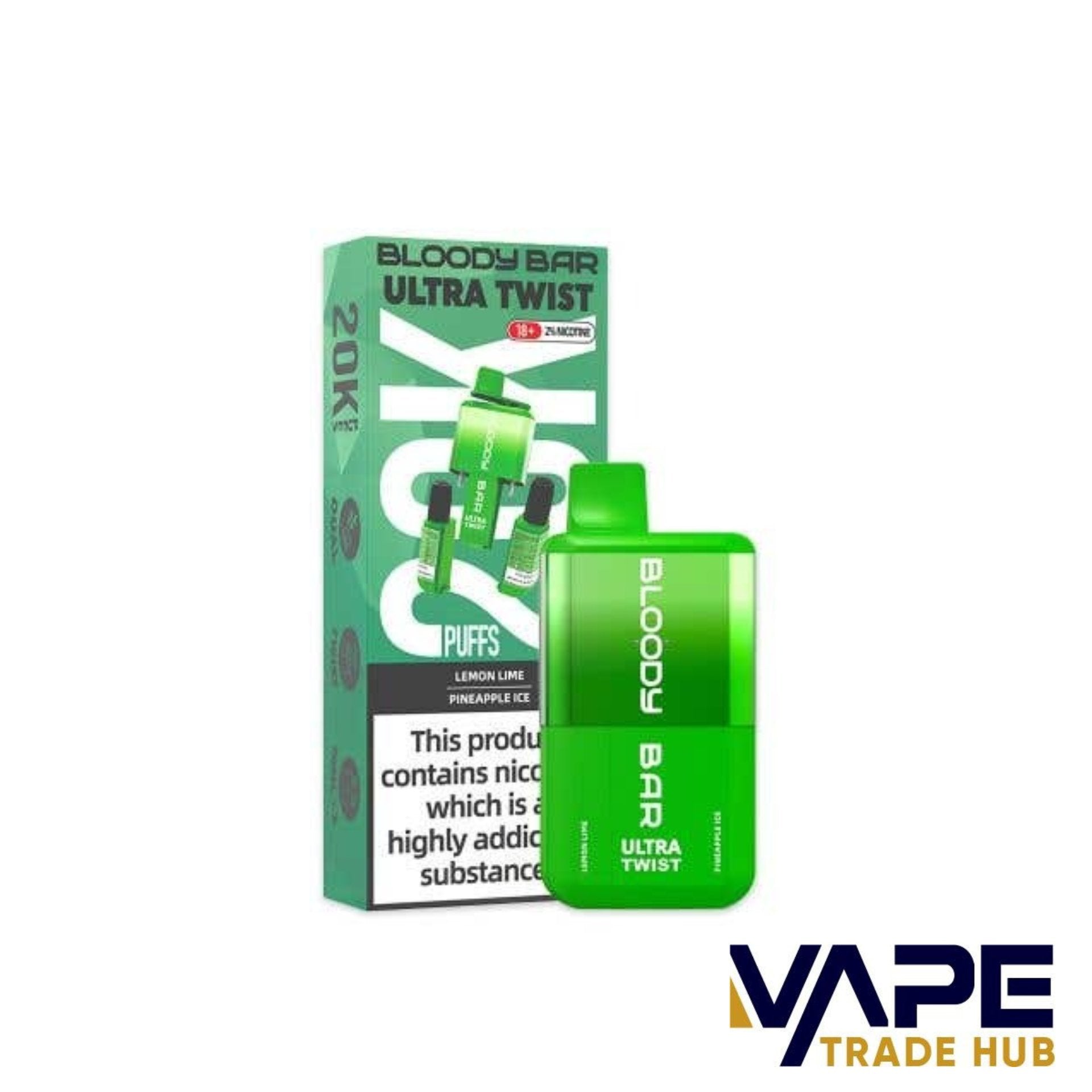 Bloody Bar Ultra Twist 20000 Rechargeable Vape Bloody Bar Ultra Twist 20000 Rechargeable Vape