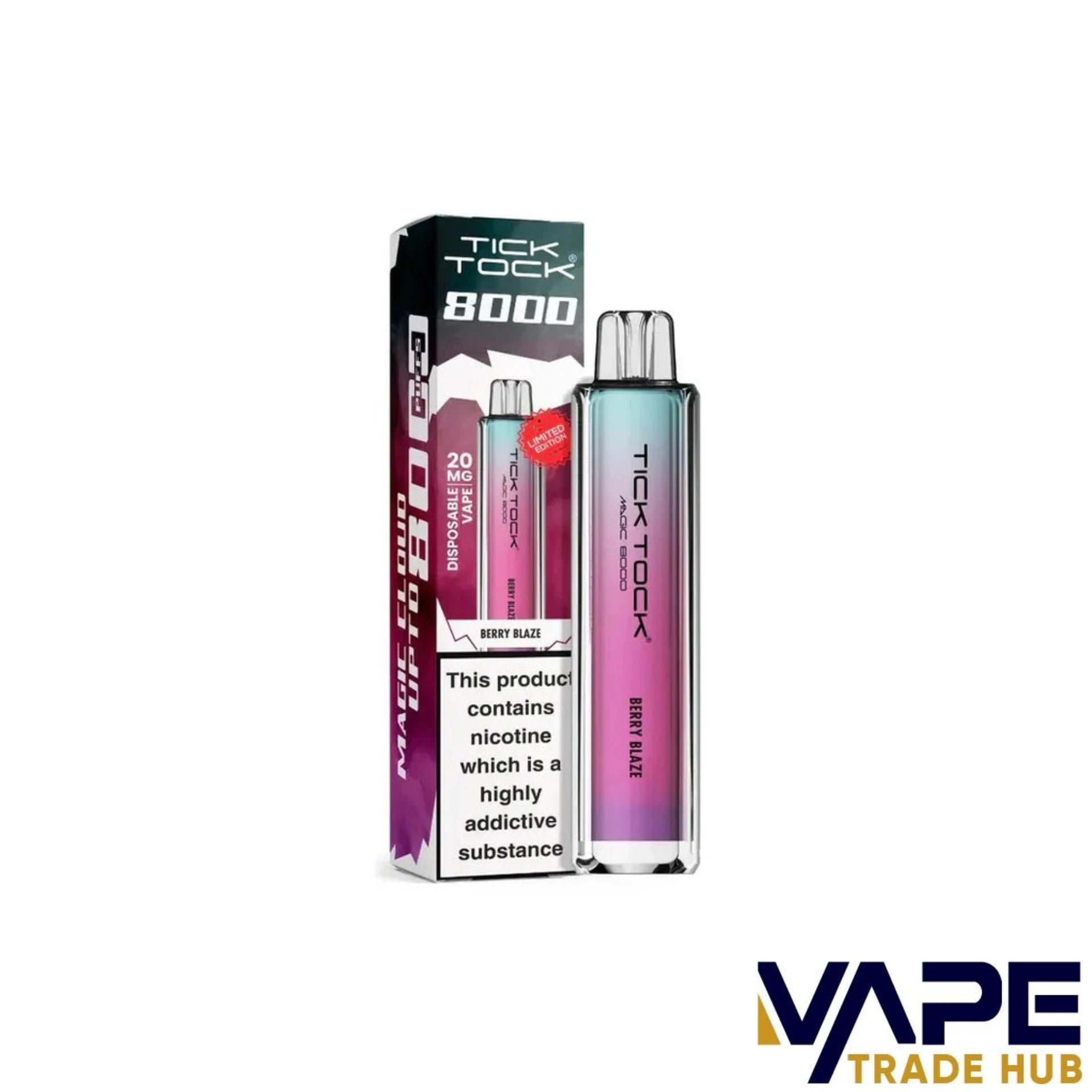 Tick Tock Magic 8000 Rechargeable Vape Tick Tock Magic 8000 Rechargeable Vape
